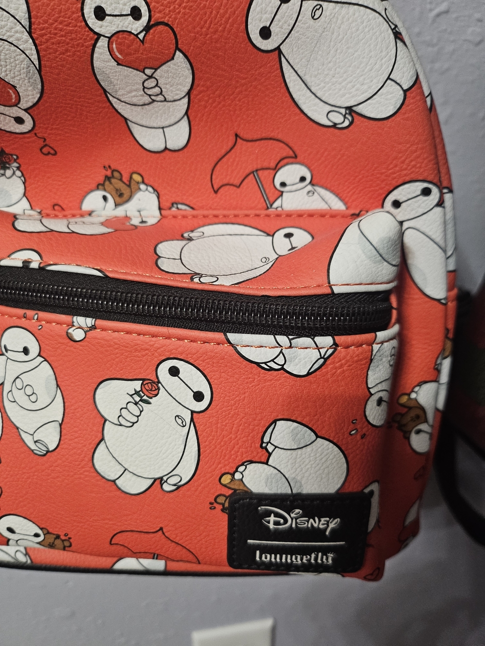 Disney Baymax Coral Mini Backpack - Picture 2 of 3